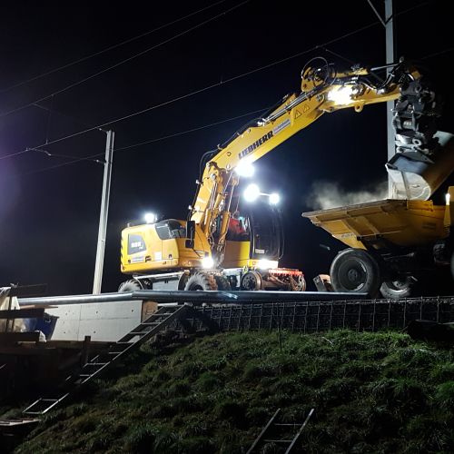 Bauhandwerk Langnau | Leistungen | Bahntiefbau