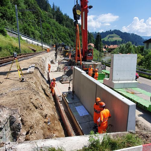 Bauhandwerk Langnau | Leistungen | Bahntiefbau