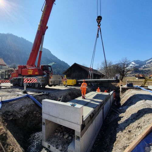 Bauhandwerk Langnau | Leistungen | Bahntiefbau