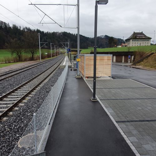 Bauhandwerk Langnau | Projekte | Bahnhof Schafhausen