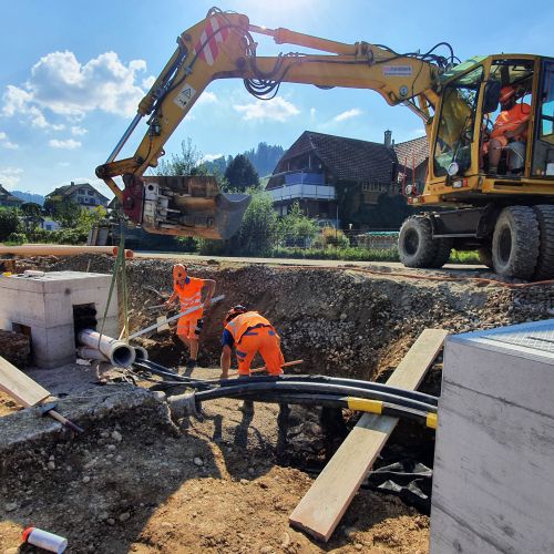 Bauhandwerk Langnau | Projekte | Bahnhof Schafhausen