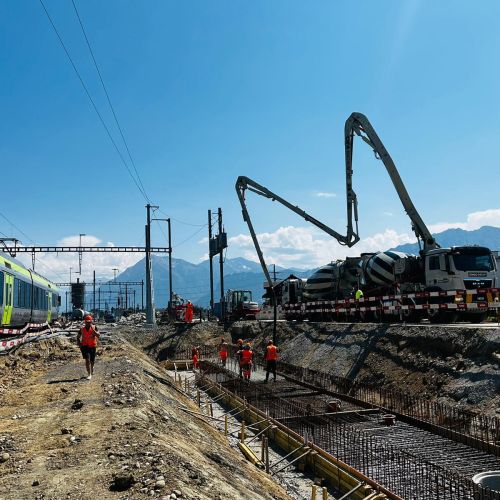 Bauhandwerk Langnau | Projekte | Umbau Bahnhof Steffisburg