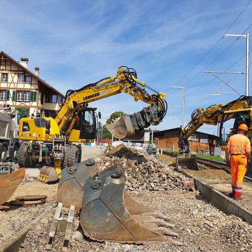 Bauhandwerk Langnau | Projekte | Bahnhof Zollbrück