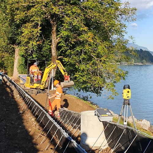 Bauhandwerk Langnau | Projekte | Sicherungsanlagen Leissigen