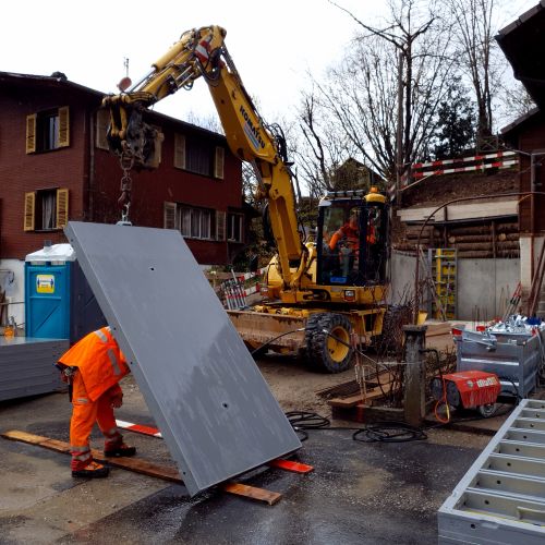 Bauhandwerk Langnau | Projekte | Baumeisterarbeiten | Garage Hirschi Bärau