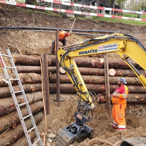 Bauhandwerk Langnau | Projekte | Baumeisterarbeiten | Garage Hirschi Bärau