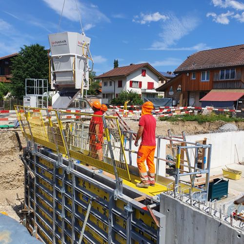 Bauhandwerk Langnau | Projekte | Baumeisterarbeiten | MFH Lützelflüh