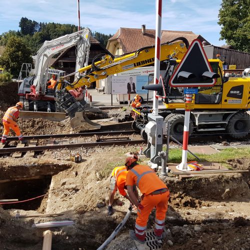 Bauhandwerk Langnau | Projekte | Bahnhof Kleindietwil