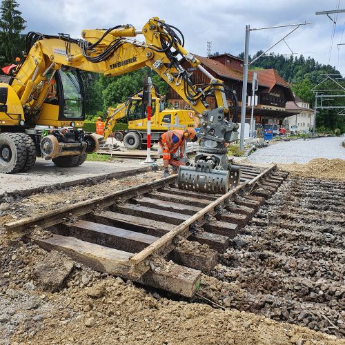 Bauhandwerk Langnau | Projekte | Bahnhof Zollbrück