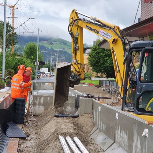 Bauhandwerk Langnau | Projekte | Bahnhof Zollbrück