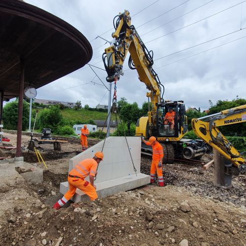 Bauhandwerk Langnau | Projekte | Bahnhof Zollbrück