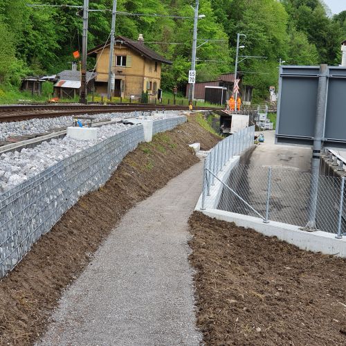 Bauhandwerk Langnau | Projekte | Sicherungsanlagen Leissigen