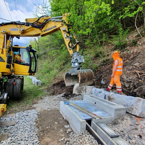 Bauhandwerk Langnau | Projekte | Sicherungsanlagen Leissigen