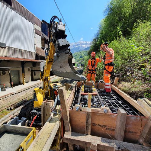 Bauhandwerk Langnau | Projekte | Sicherungsanlagen Leissigen