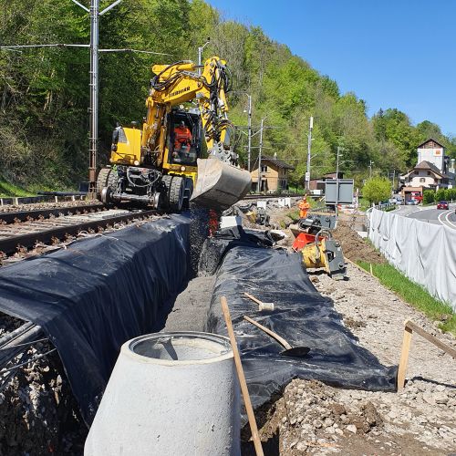 Bauhandwerk Langnau | Projekte | Sicherungsanlagen Leissigen