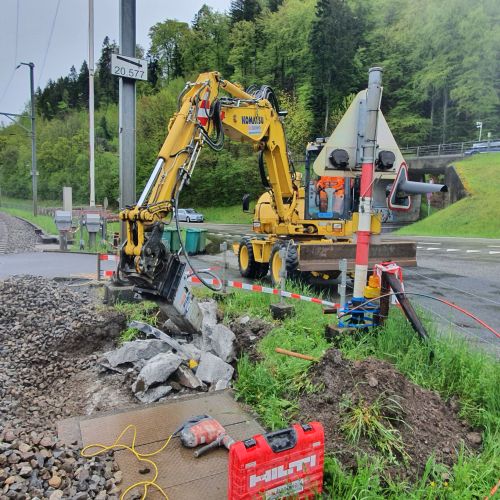 Bauhandwerk Langnau | Projekte | Sicherungsanlagen Leissigen